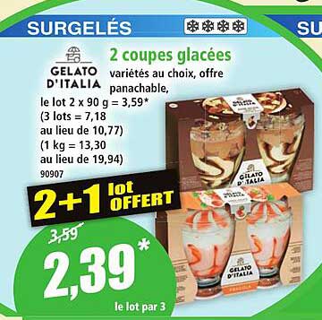 2+1 lot offert