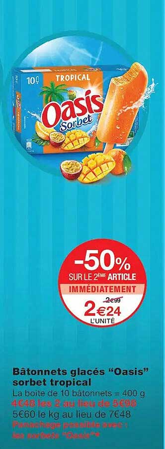 -50% SUR LE 2EME ARTICLE IMMEDIATEMENT