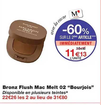 -60% SUR LE 2ÈME ARTICLE*** IMMEDIATEMENT
