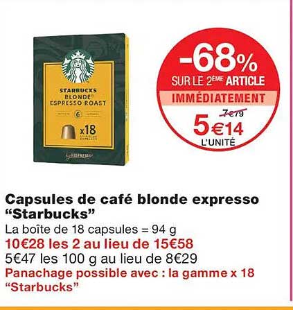 -68% SUR LE 2ÈME ARTICLE IMMÉDIATEMENT