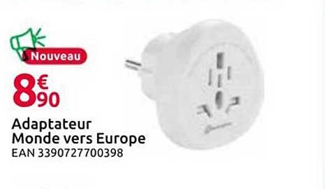 Adaptateur Monde vers Europe