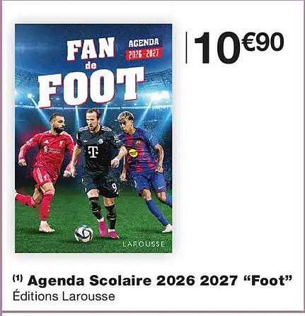 Agenda Scolaire 2026 2027 “Foot”