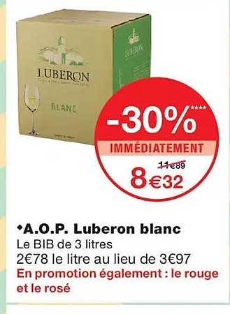 A.O.P. Luberon blanc