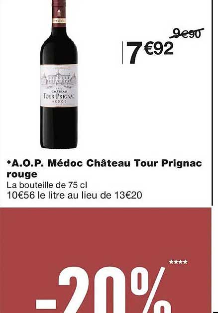 A.O.P. Médoc Château Tour Prignac rouge