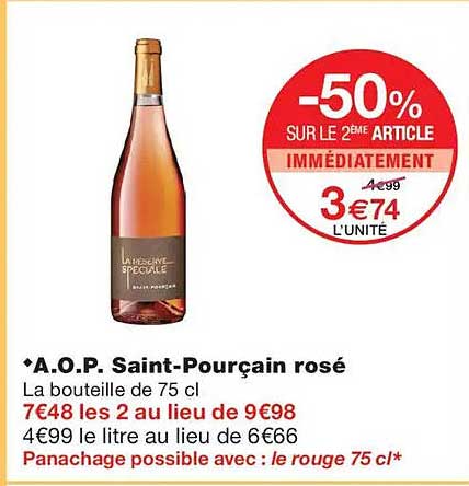 A.O.P. Saint-Pourçain rosé