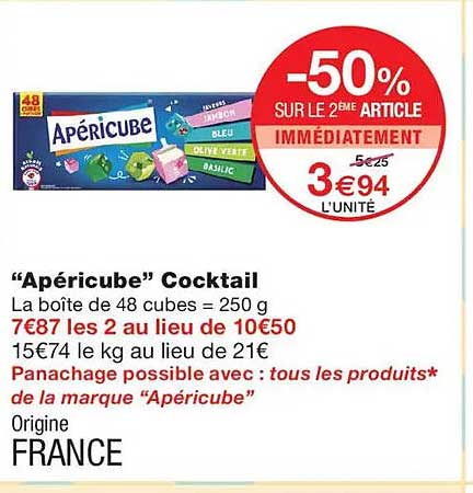 Apéricube Cocktail