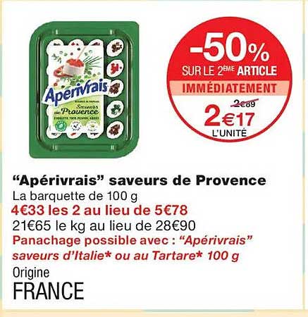 “Apérivrais” saveurs de Provence