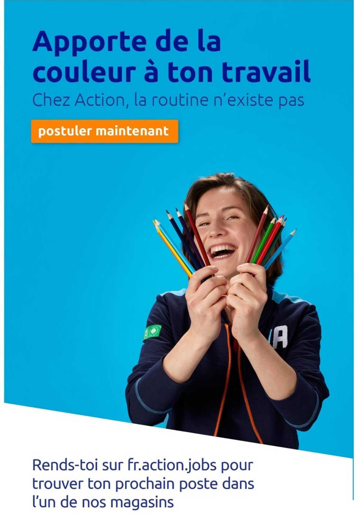 Apporte de la couleur à ton travail