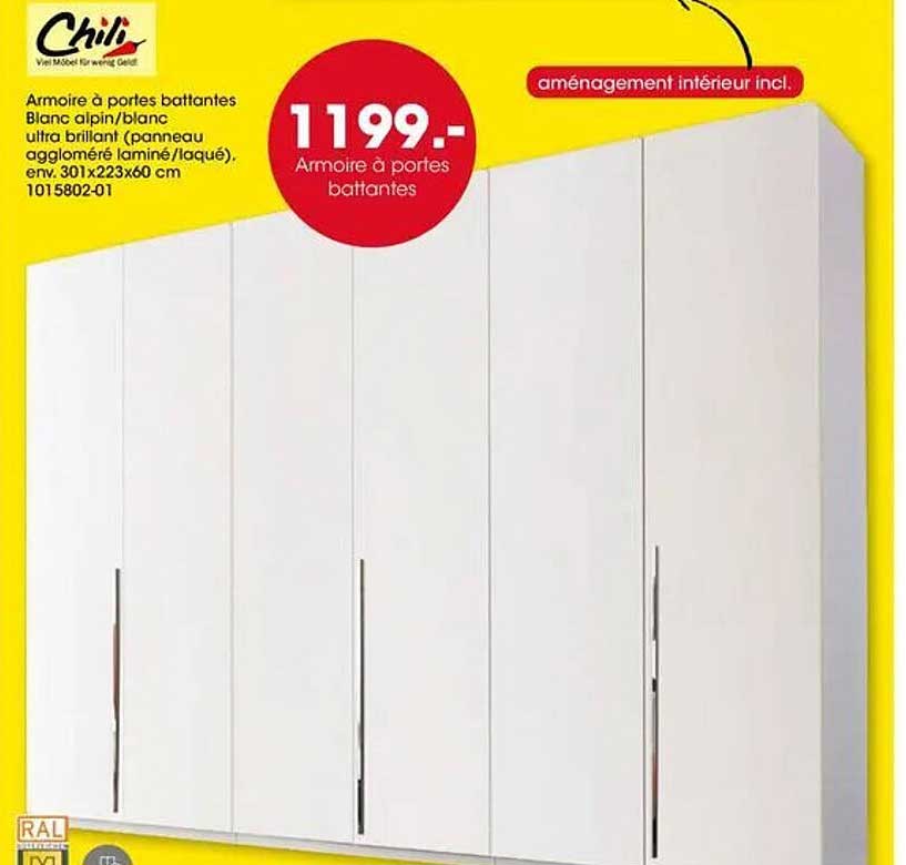 Armoire à portes battantes