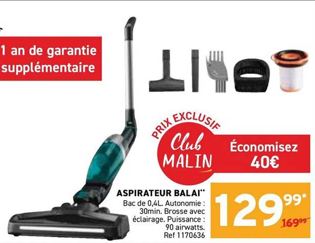 ASPIRATEUR BALAI*