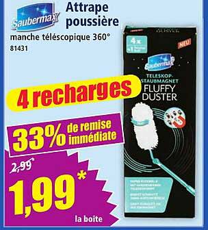 Attrape poussière manche télescopique 360° 81431