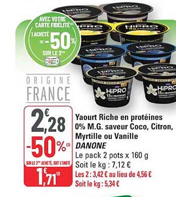 AVEC VOTRE CARTE FIDELITE J’ACHETE LE 2E A -50% SUR LE 2E