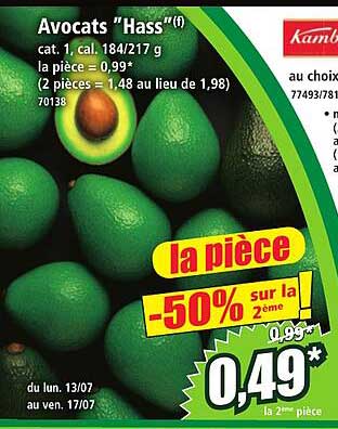 Avocats "Hass"(f)