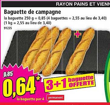 Baguette de campagne