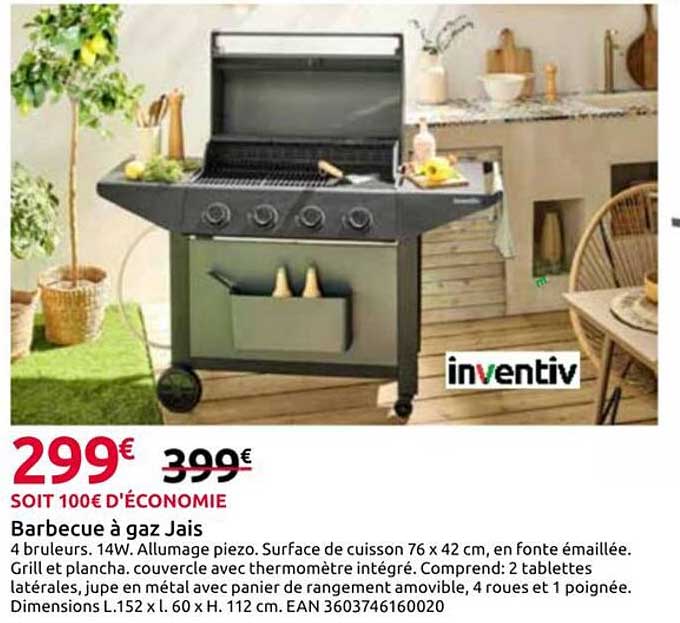 Barbecue à gaz Jais