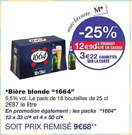 Bière blonde “1664”