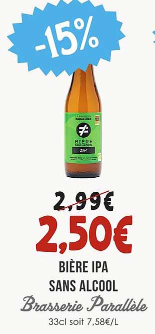 BIÈRE IPA SANS ALCOOL