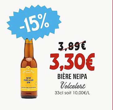 BIÈRE NEIPA Volcelest