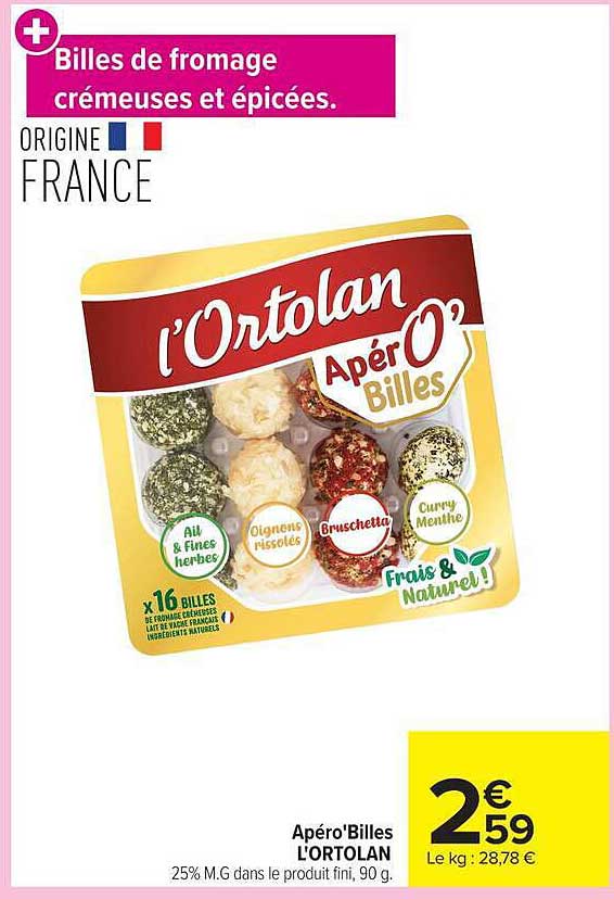 Billes de fromage crémeuses et épicées.