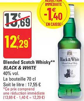Blended Scotch Whisky** BLACK & WHITE