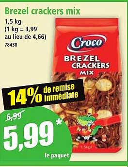 Brezel crackers mix