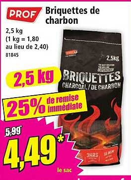 Briquettes de charbon