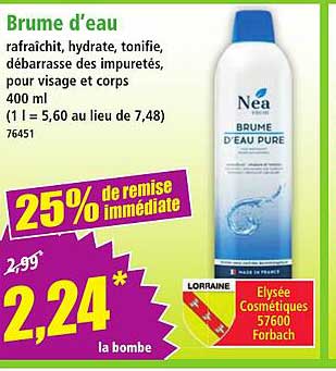 Brume d'eau