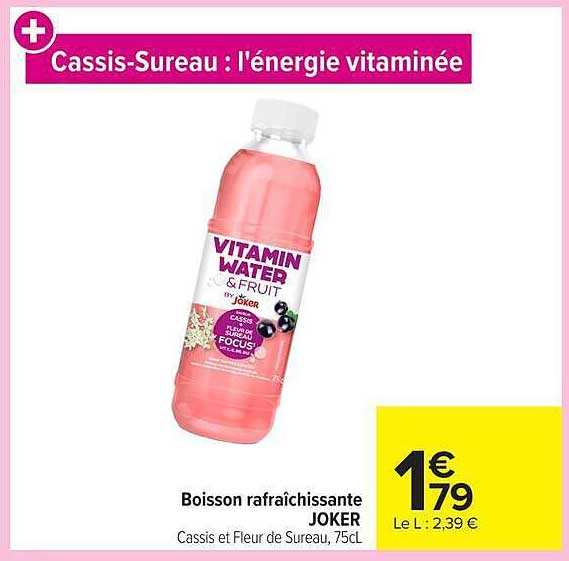 Cassis-Sureau : l'énergie vitaminée
