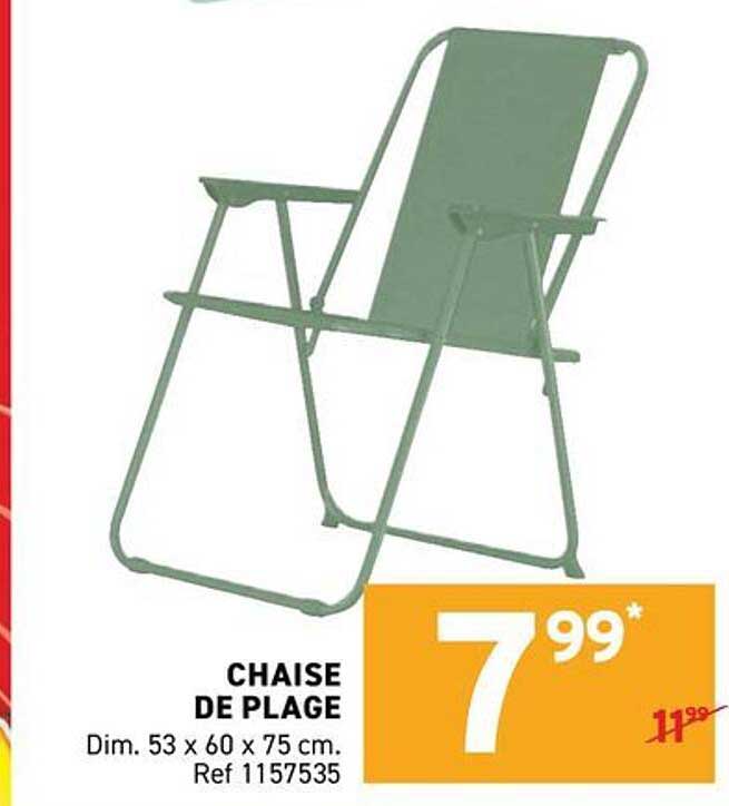 CHAISE DE PLAGE