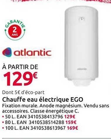 Chauffe eau électrique EGO