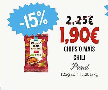 CHIPS'O MAÏS CHILI Pural