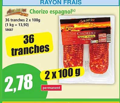 Chorizo espagnol(c)