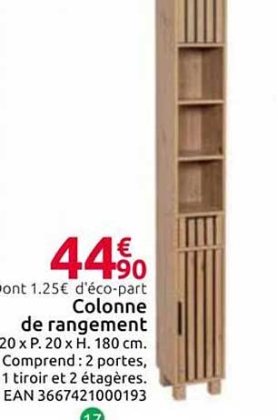 Colonne de rangement