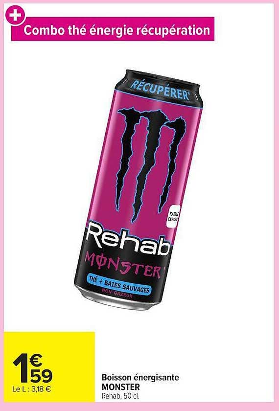 Combo thé énergie récupération