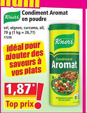 Condiment Aromat en poudre
