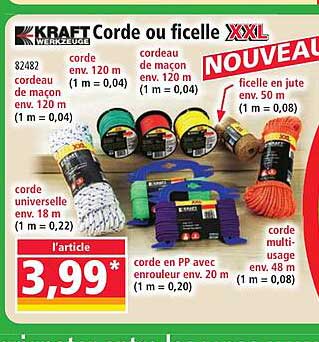 Corde ou ficelle XXL
