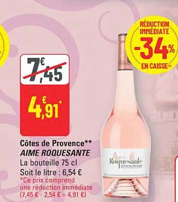 Côtes de Provence** AIME ROQUESANTE