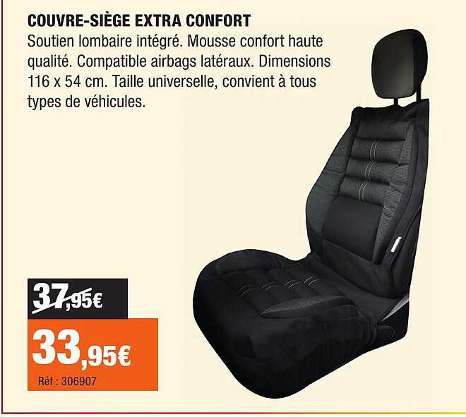COUVRE-SIÈGE EXTRA CONFORT
