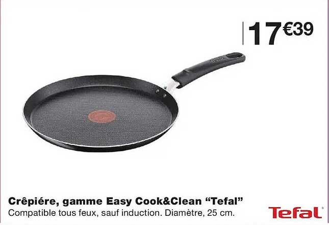 Crêpière, gamme Easy Cook&Clean “Tefal”