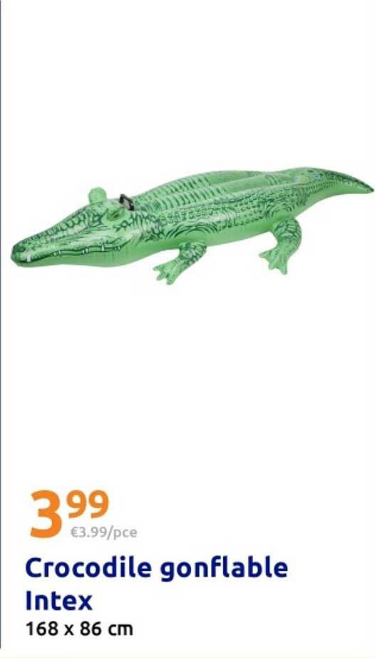 Crocodile gonflable Intex