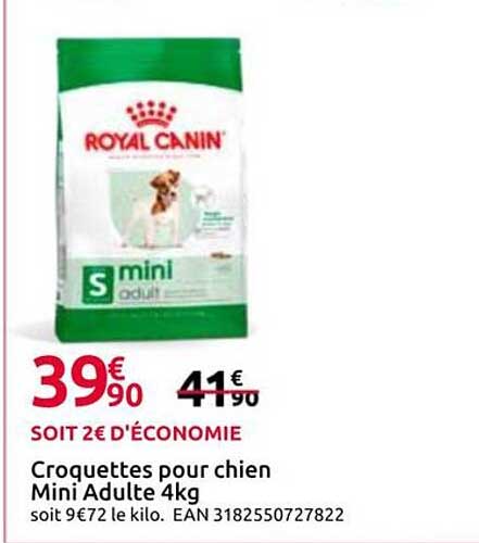 Croquettes pour chien Mini Adulte 4kg