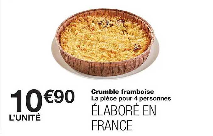 Crumble framboise