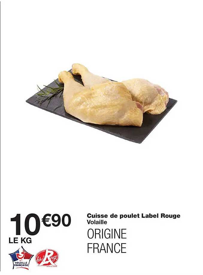 Cuisses de poulet Label Rouge