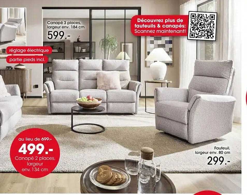 Découvrez plus de fauteuils & canapés: Scannez maintenant!