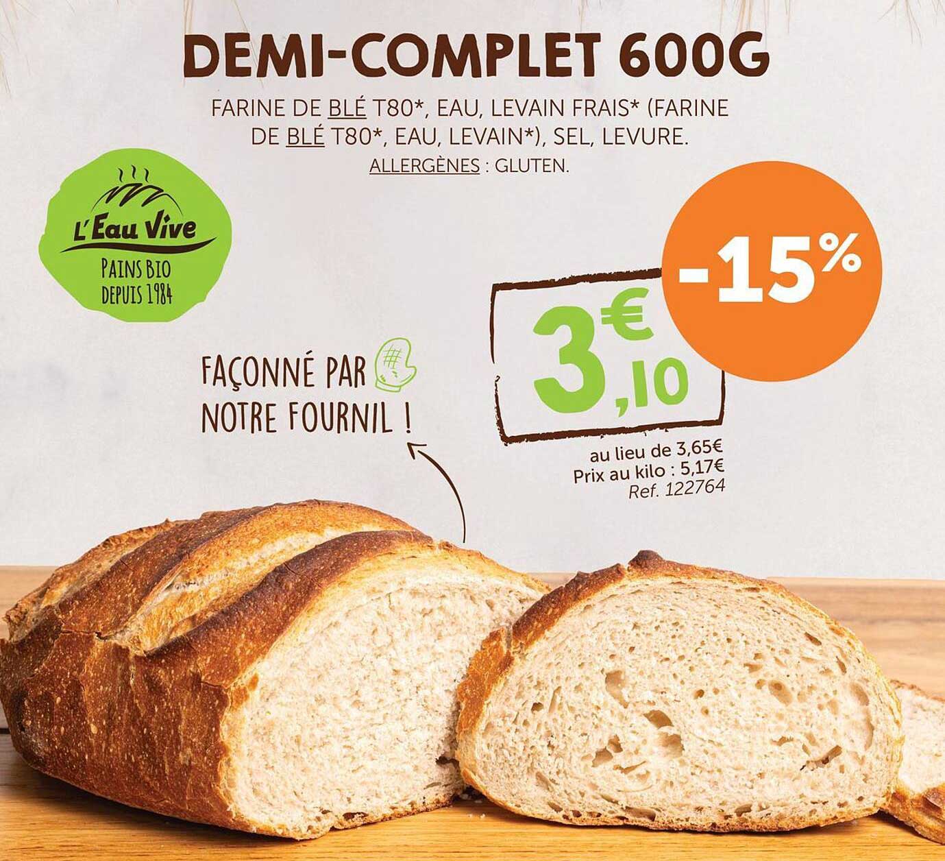 DEMI-COMPLET 600G