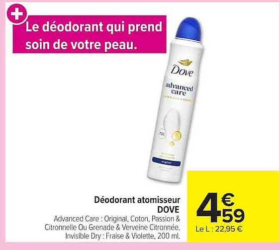 Déodorant atomiseur DOVE