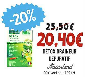 DÉTOX DRAINEUR DÉPURATIF Naturland