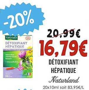 DÉTOXIFIANT HÉPATIQUE Naturland
