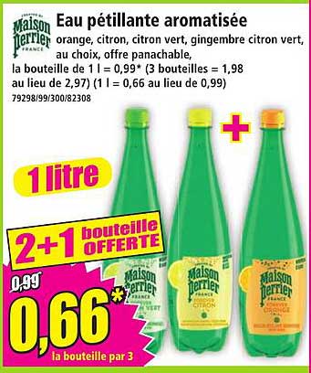Eau pétillante aromatisée