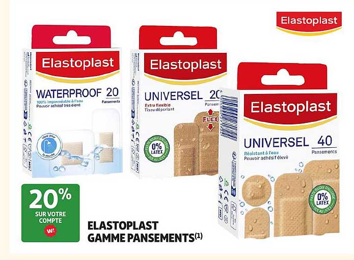 ELASTOPLAST GAMME PANSEMENTS(1)